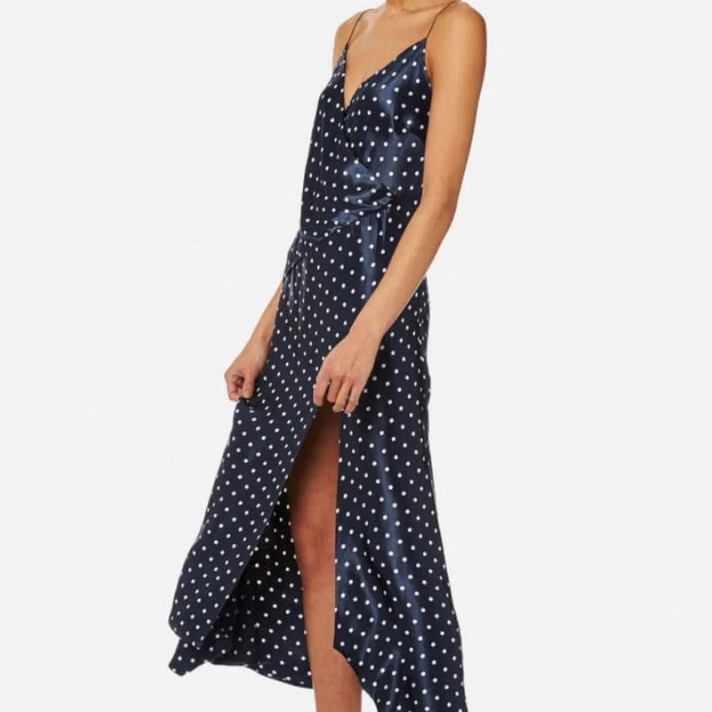 Oscsar Street Polka Dot Wrap Dress small